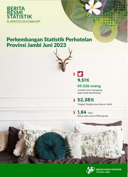 The Occupancy Rate For Star Hotel Rooms In Jambi Province In June 2023 Reached 52.38 Percent